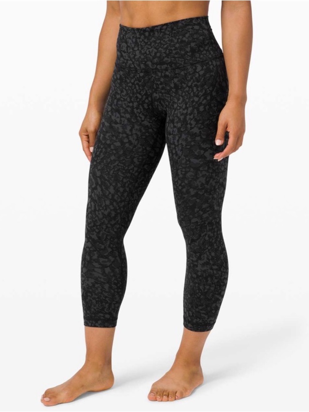 Lululemon Align Crop 21” Wild Thing Camo Leggings Size 6